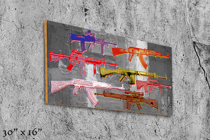 Weapons Of The World - Wood Print