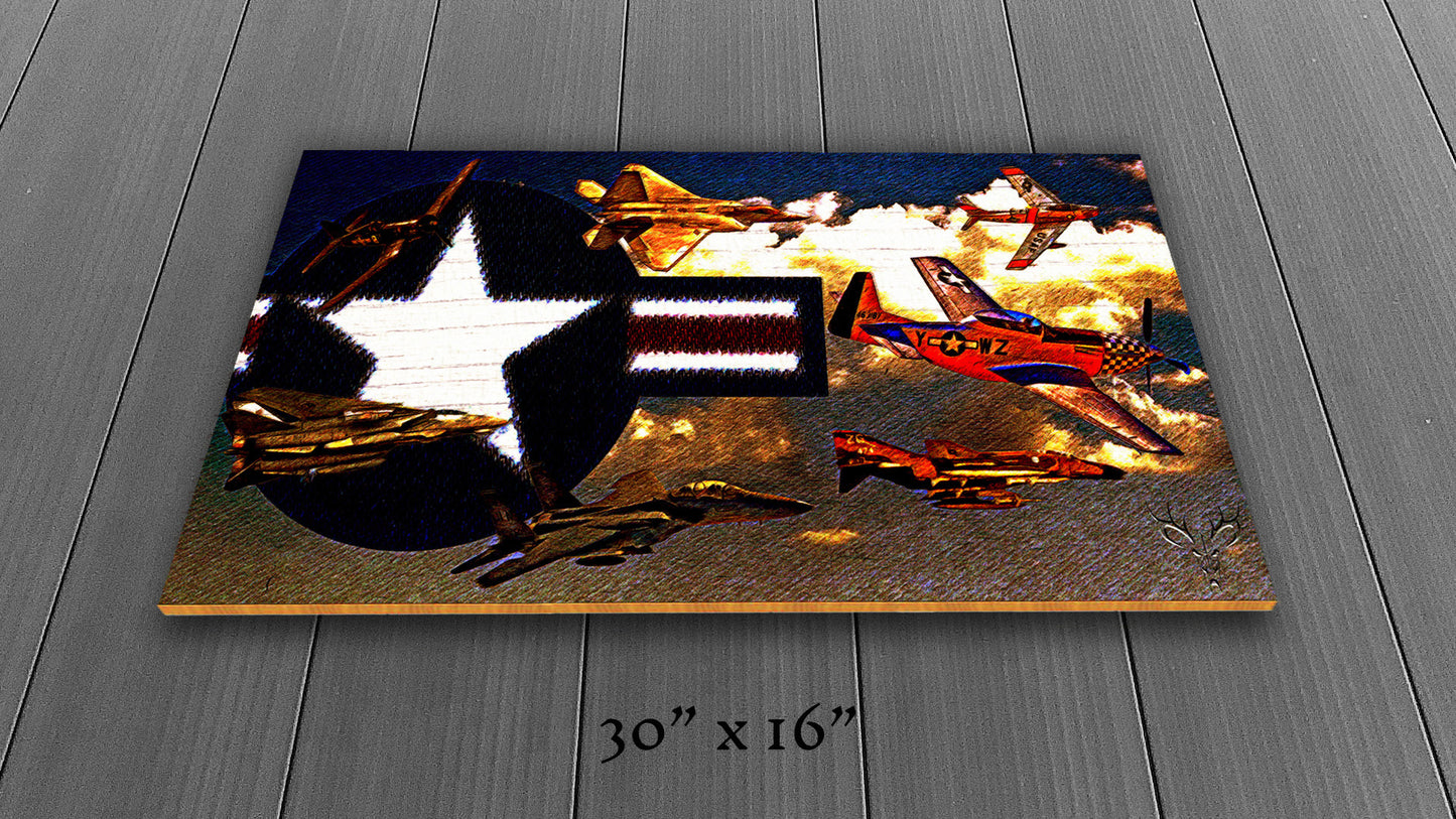 Lords of the Sky - Wood Print