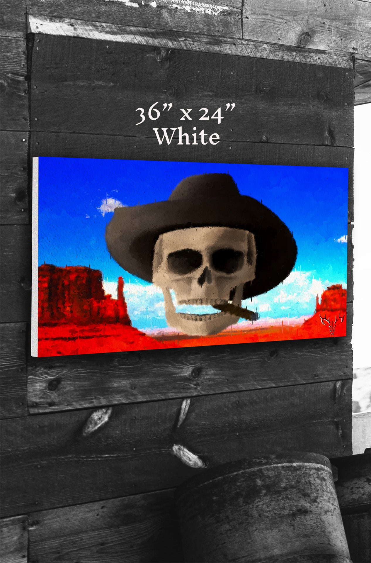 Western Skies and Sand - Canvas Print