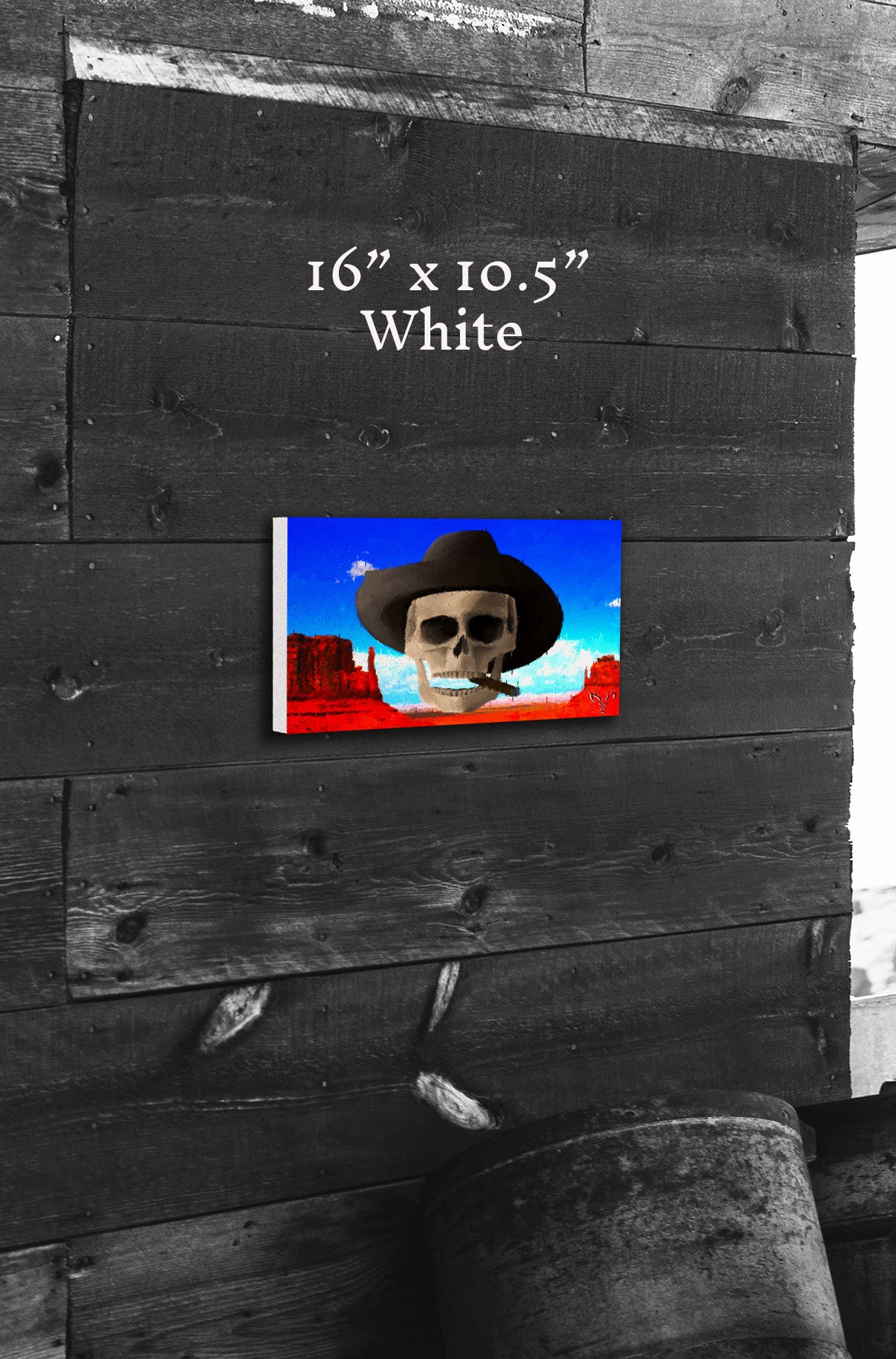 Western Skies and Sand - Canvas Print