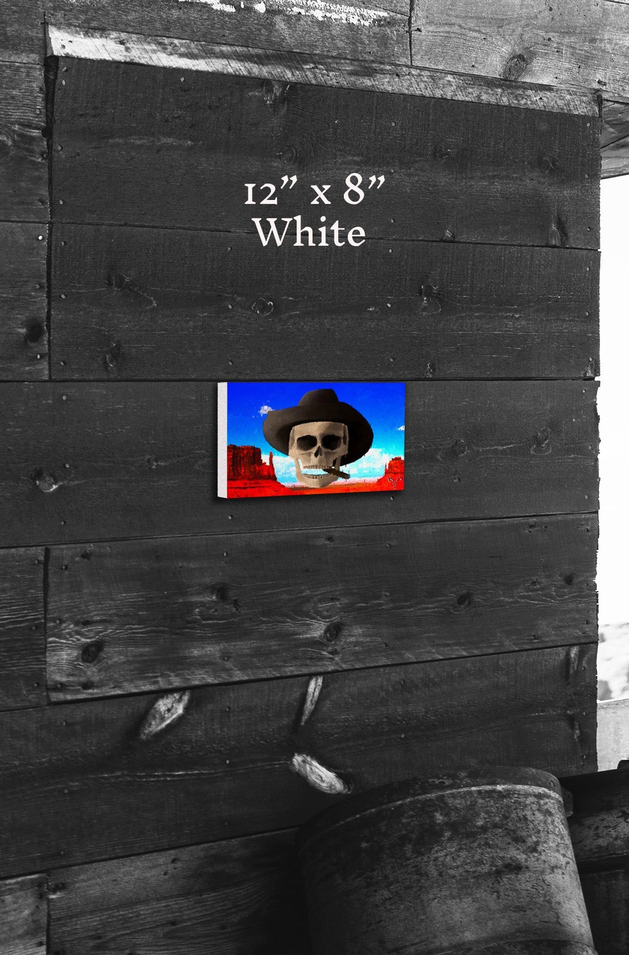 Western Skies and Sand - Canvas Print