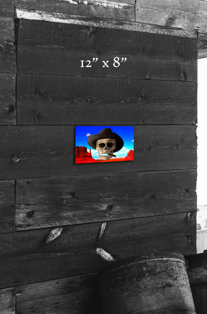 Western Skies and Sand - Metal Print