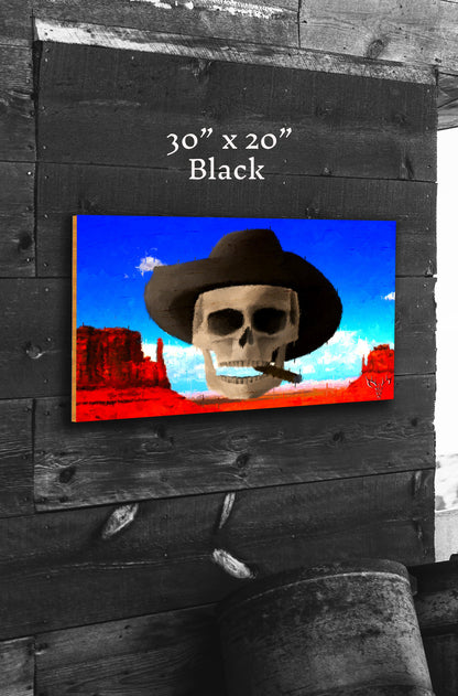 Western Skies and Sand - Wood Print