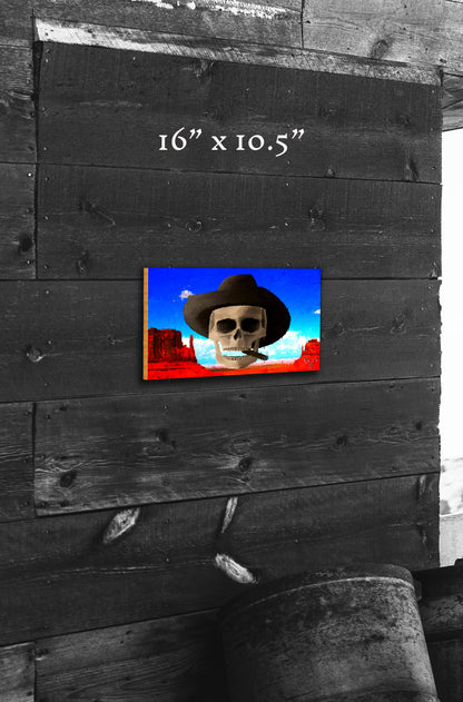 Western Skies and Sand - Wood Print