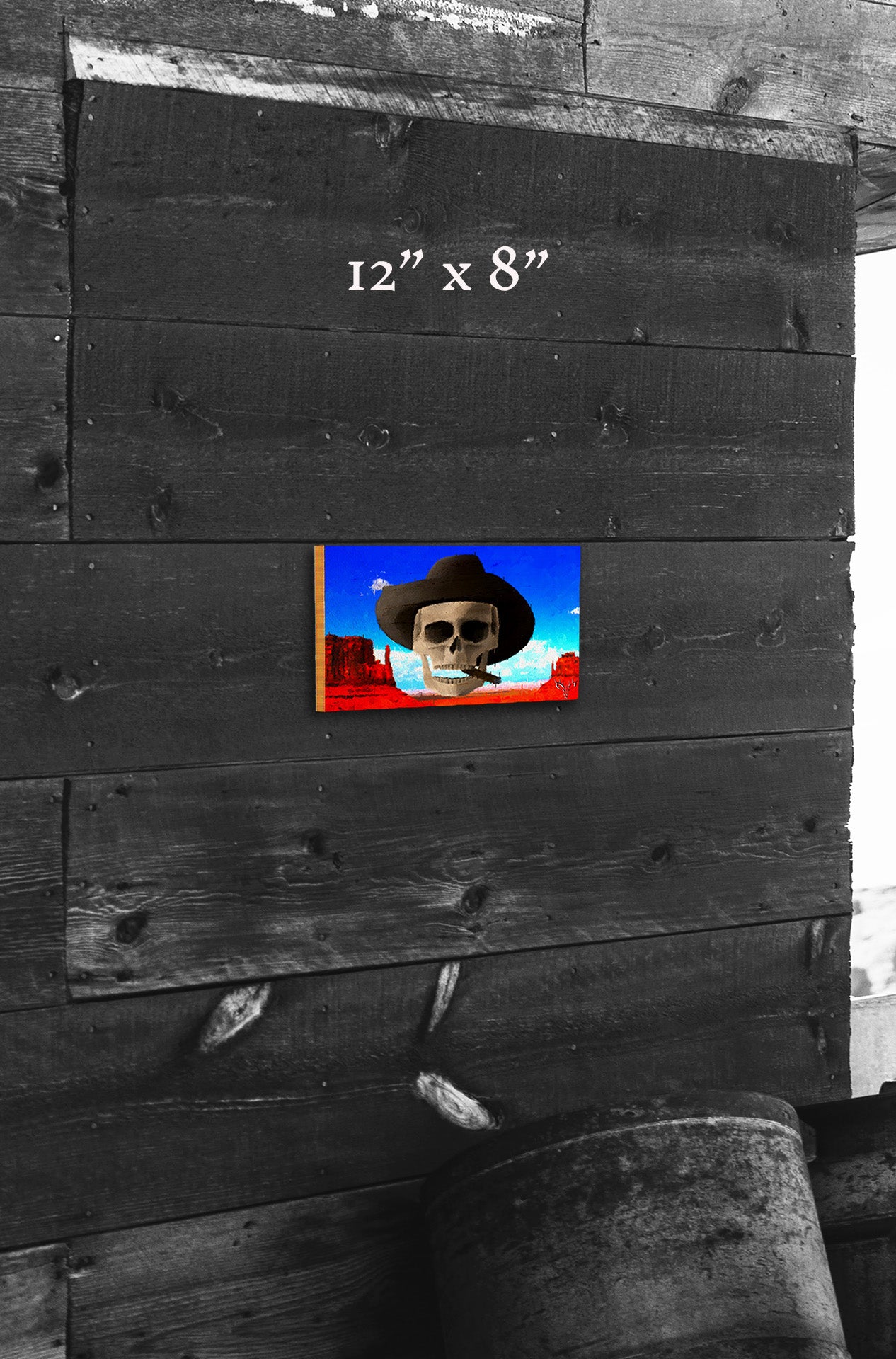 Western Skies and Sand - Wood Print