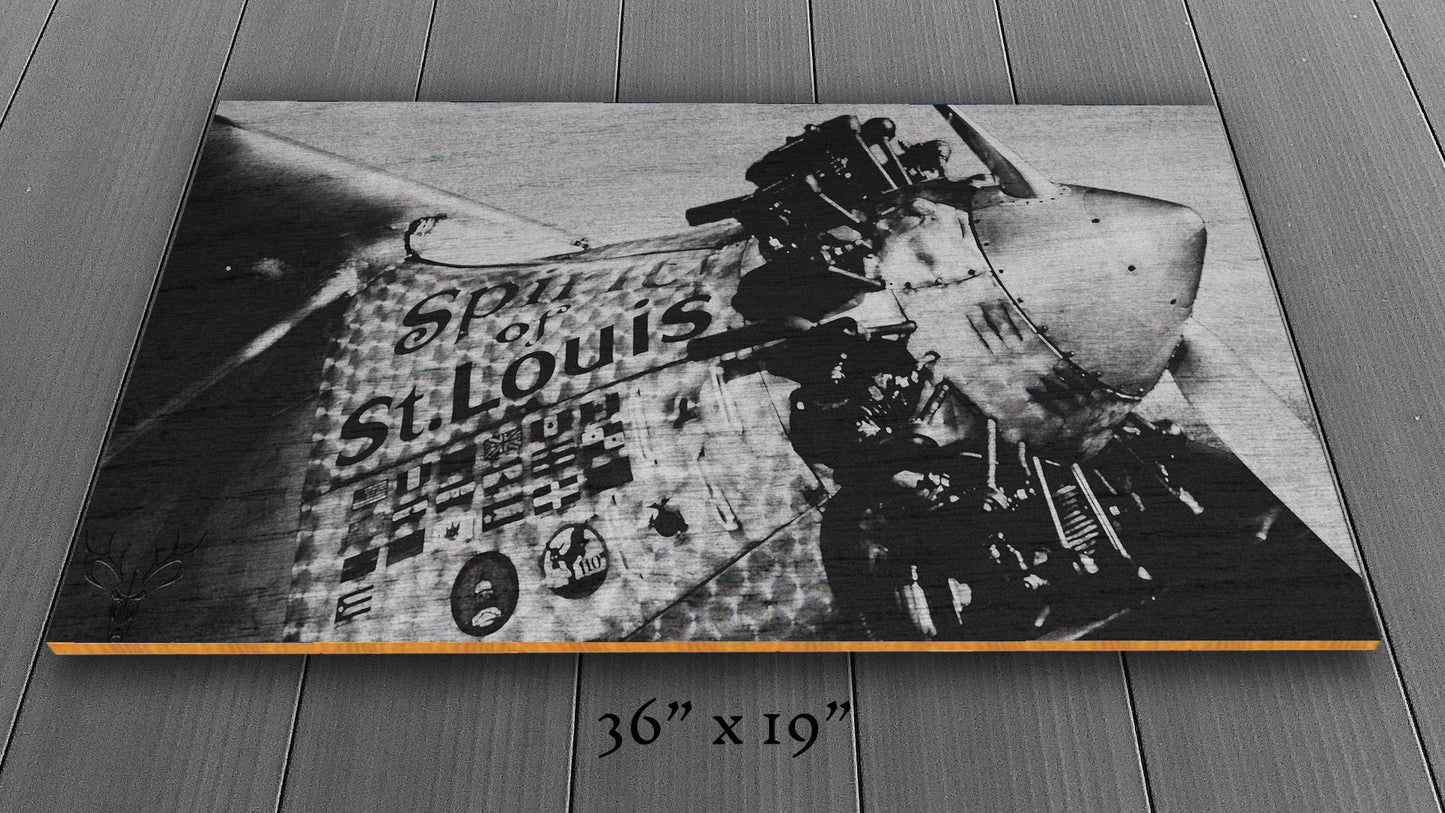 First to Cross - Wood Print