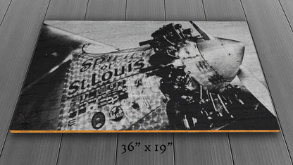 First to Cross - Wood Print