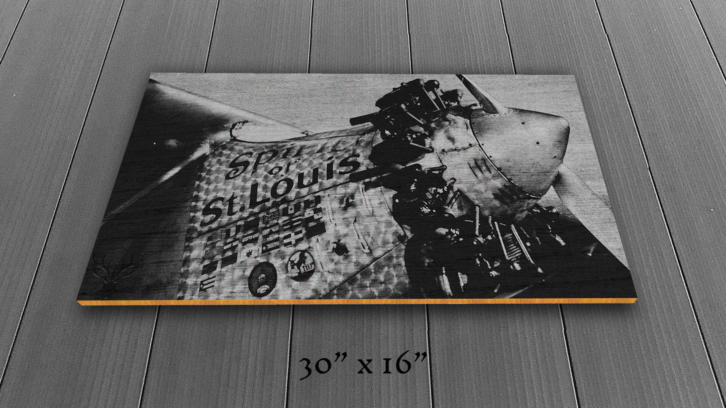 First to Cross - Wood Print