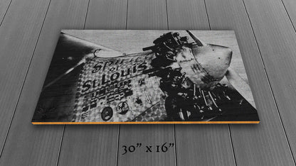 First to Cross - Wood Print