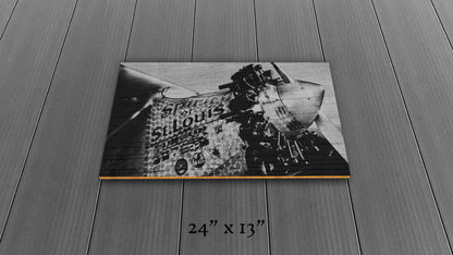 First to Cross - Wood Print