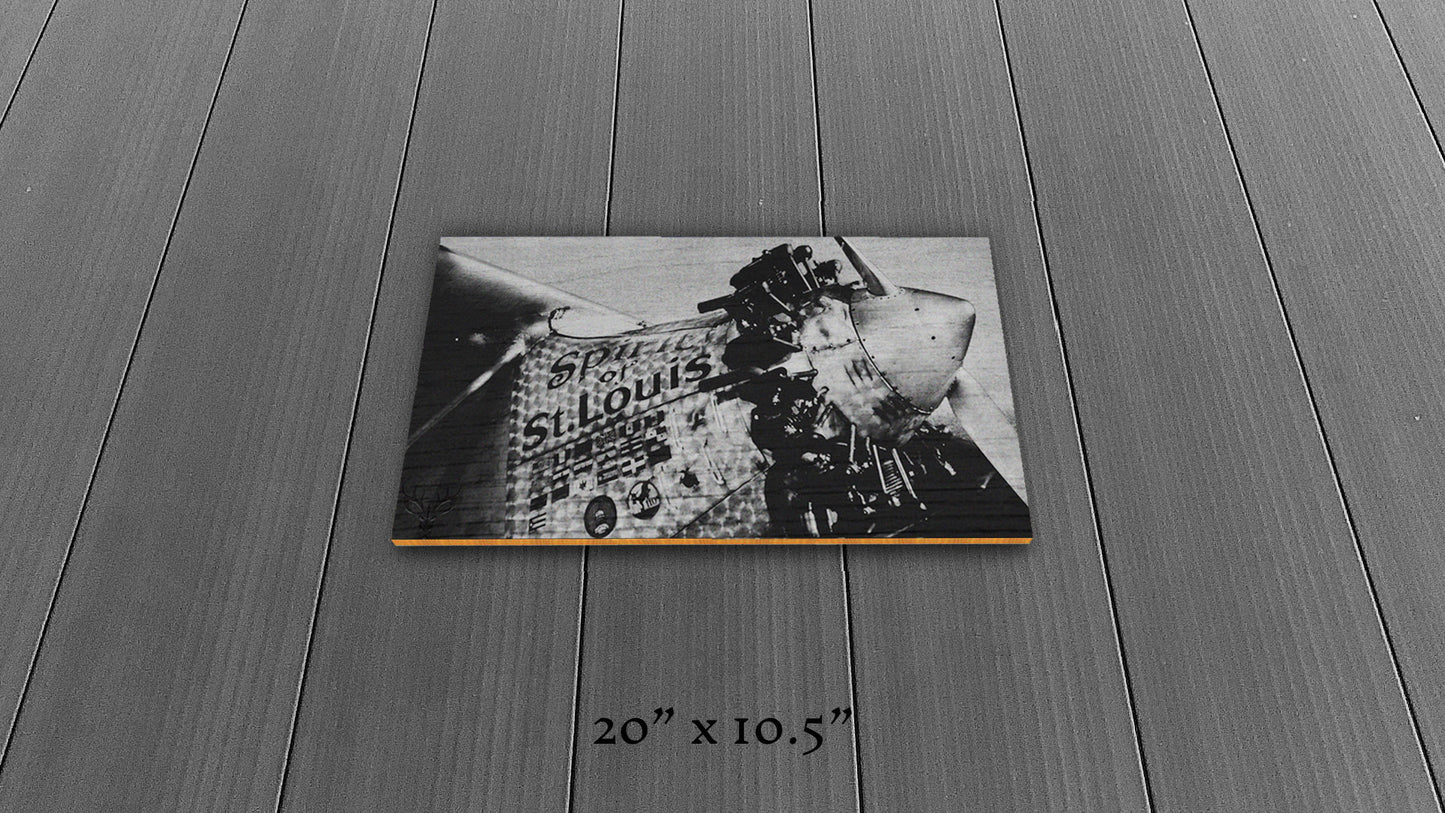 First to Cross - Wood Print