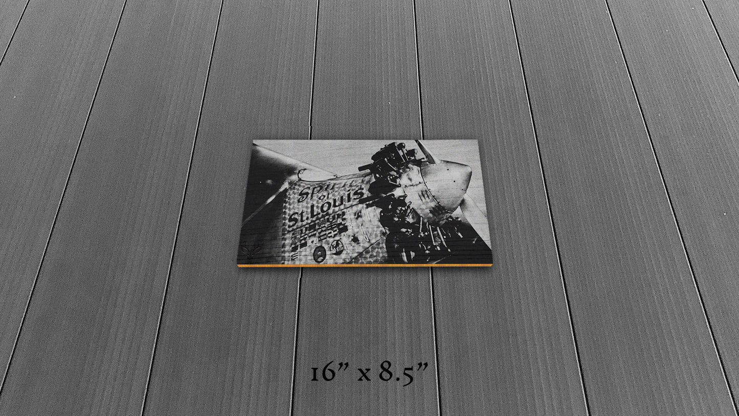 First to Cross - Wood Print