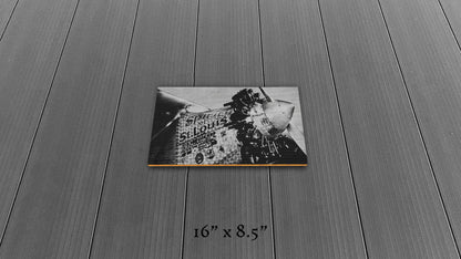 First to Cross - Wood Print