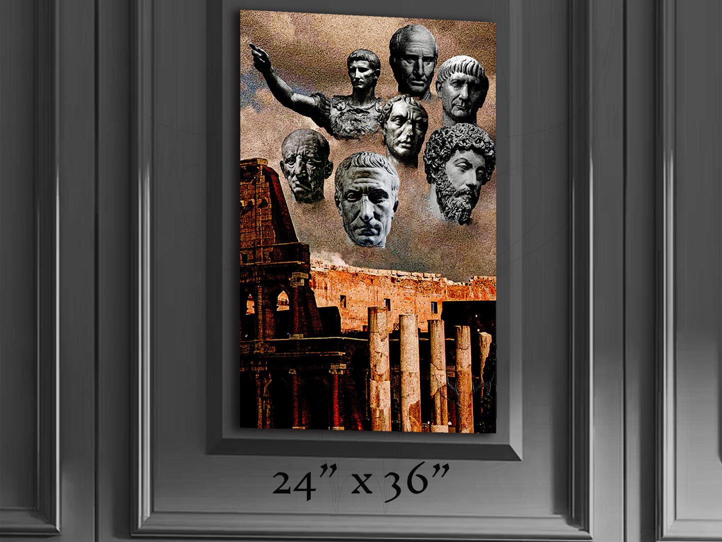 The Senate and People of Rome - Metal Print