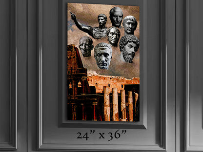 The Senate and People of Rome - Metal Print