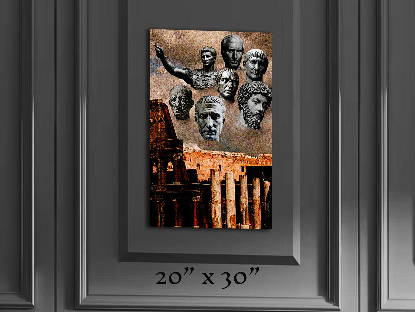 The Senate and People of Rome - Metal Print