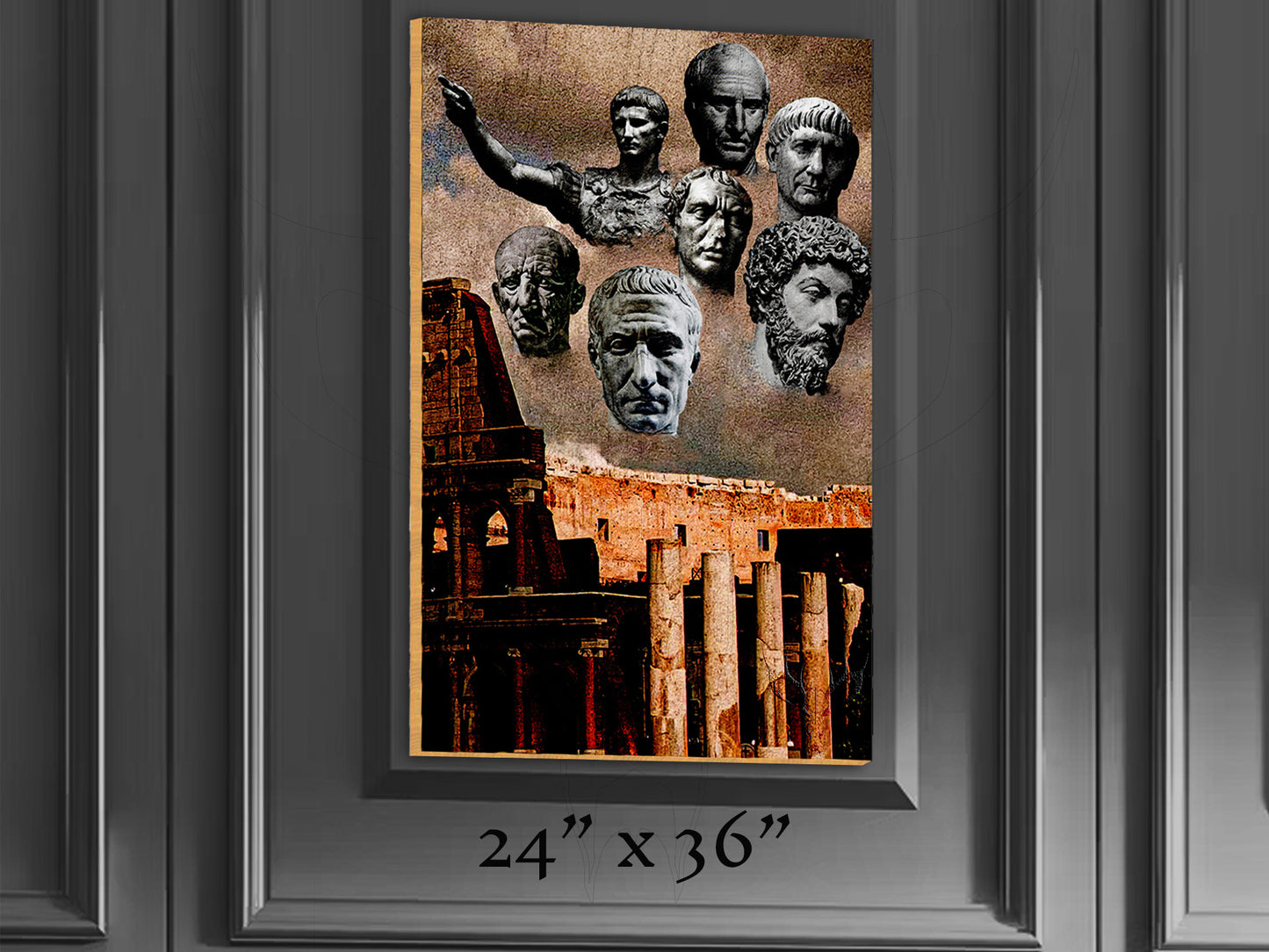 The Senate and People of Rome - Wood Print