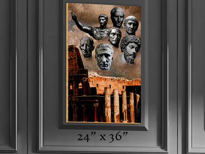 The Senate and People of Rome - Wood Print