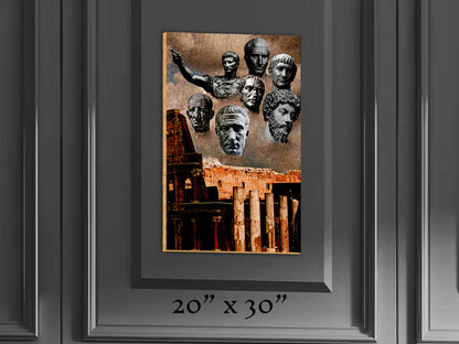 The Senate and People of Rome - Wood Print