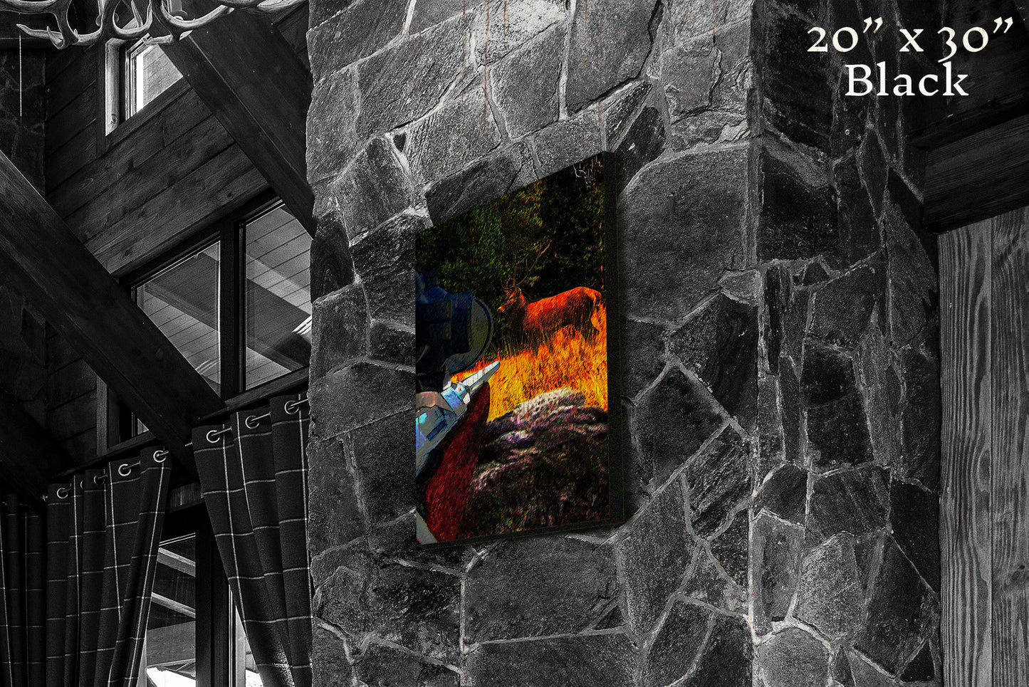 Warrior in the Garden - Canvas Print