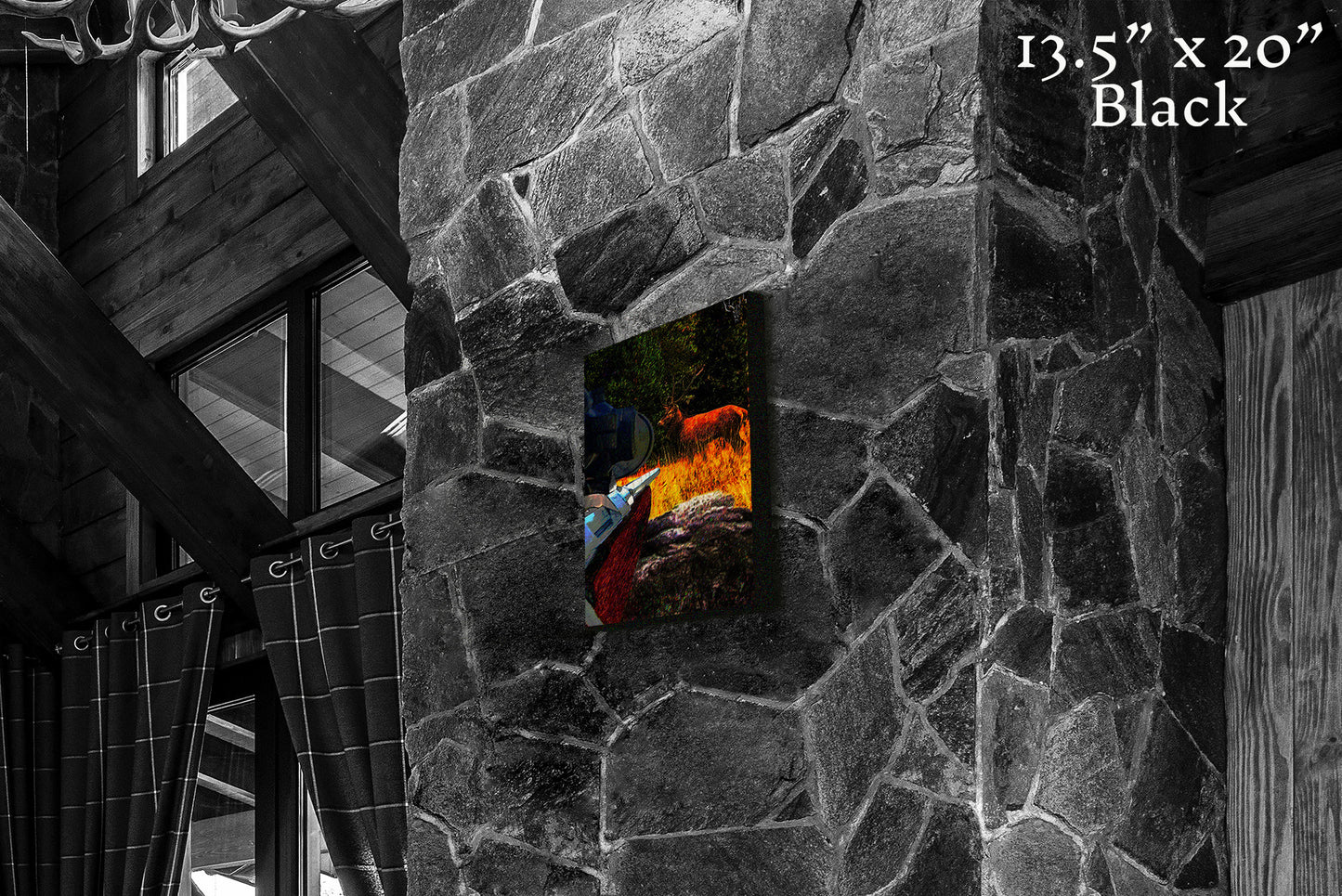 Warrior in the Garden - Canvas Print