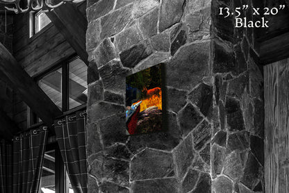 Warrior in the Garden - Canvas Print