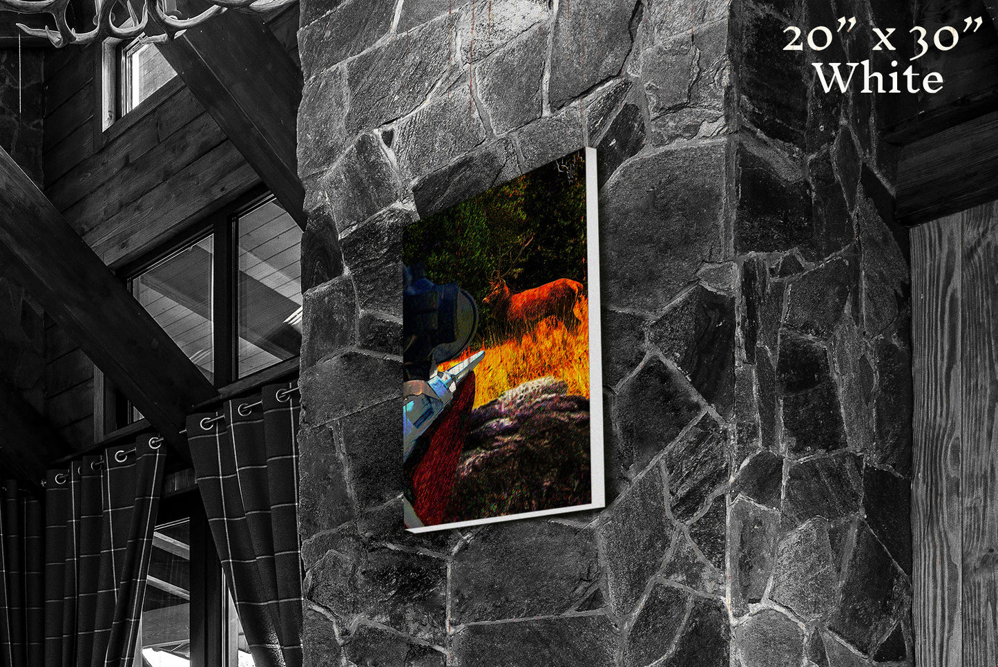 Warrior in the Garden - Canvas Print