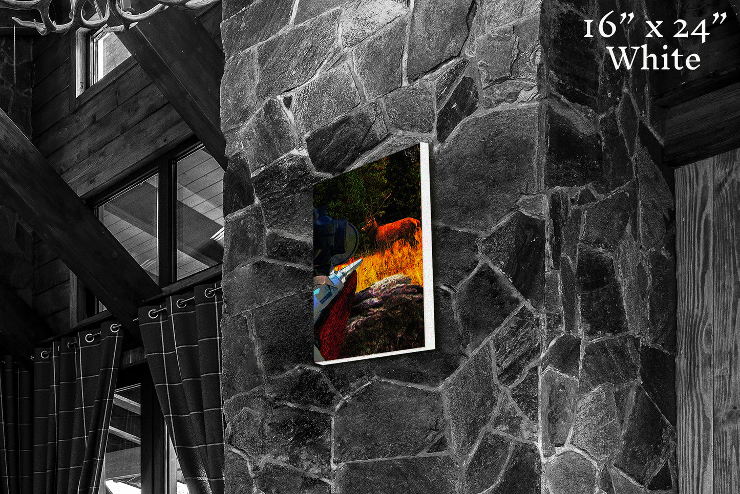 Warrior in the Garden - Canvas Print