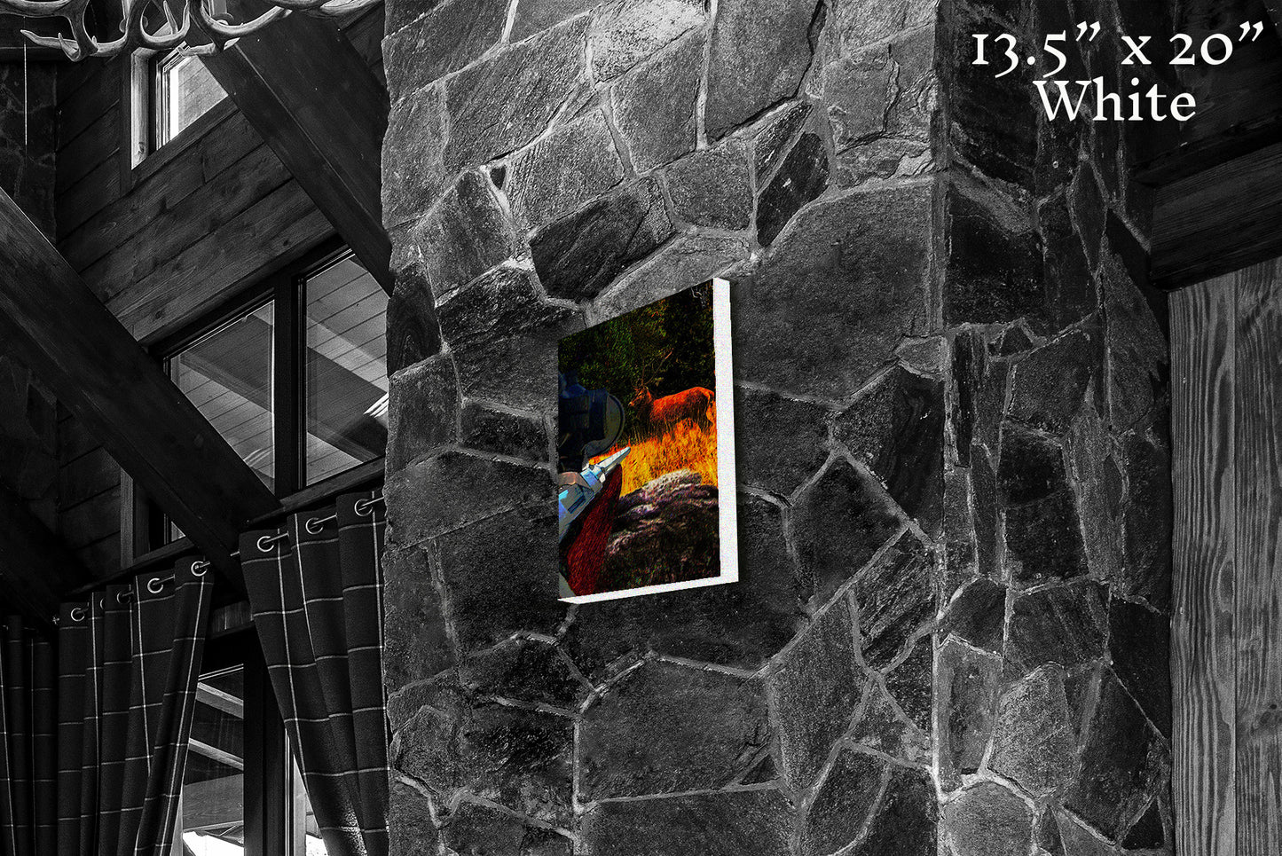 Warrior in the Garden - Canvas Print