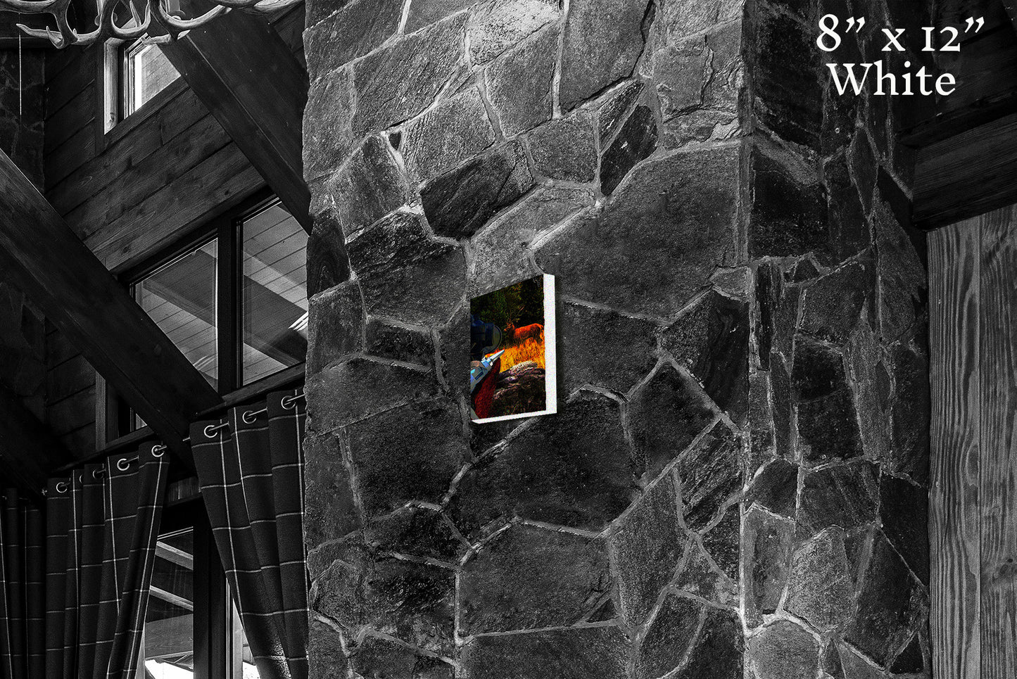 Warrior in the Garden - Canvas Print