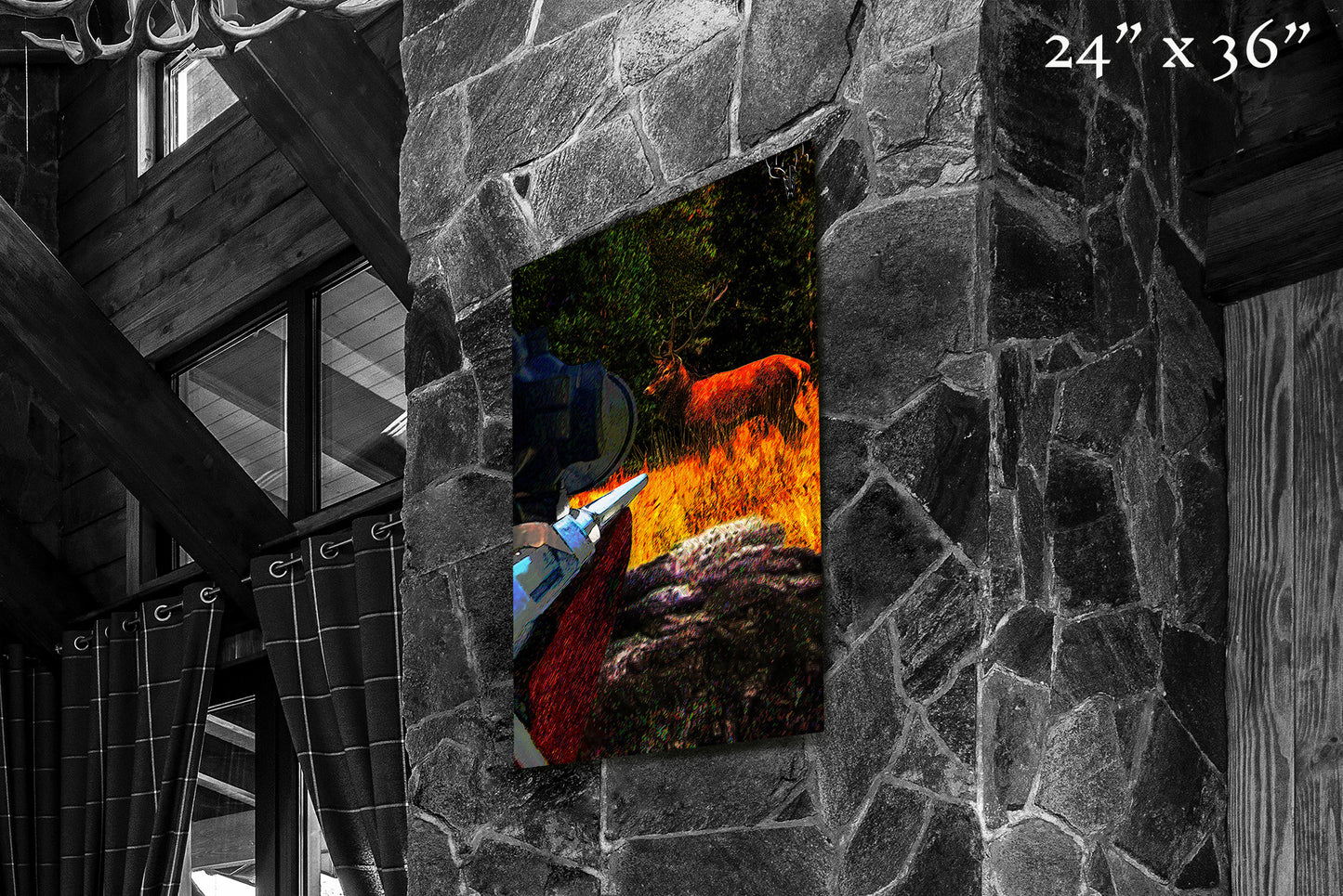 Warrior in the Garden - Metal Print