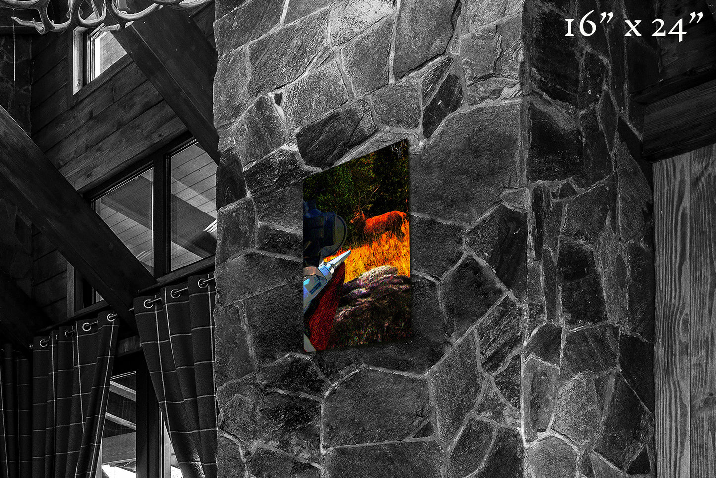 Warrior in the Garden - Metal Print