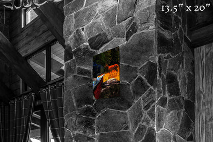 Warrior in the Garden - Metal Print