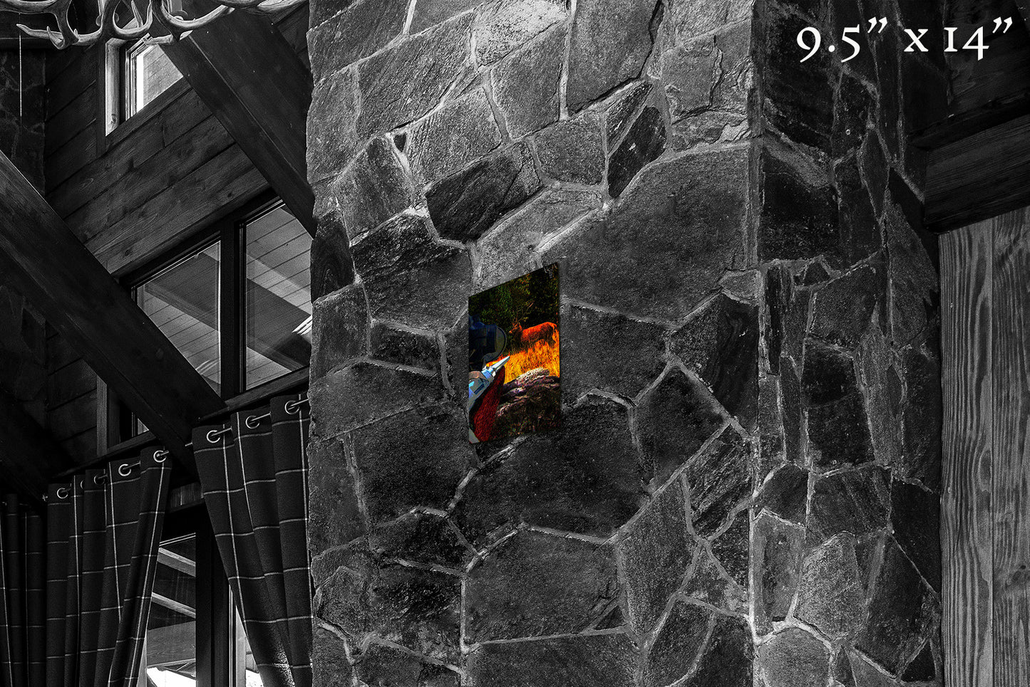 Warrior in the Garden - Metal Print