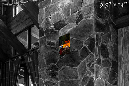 Warrior in the Garden - Metal Print