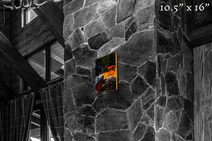 Warrior in the Garden - Wood Print