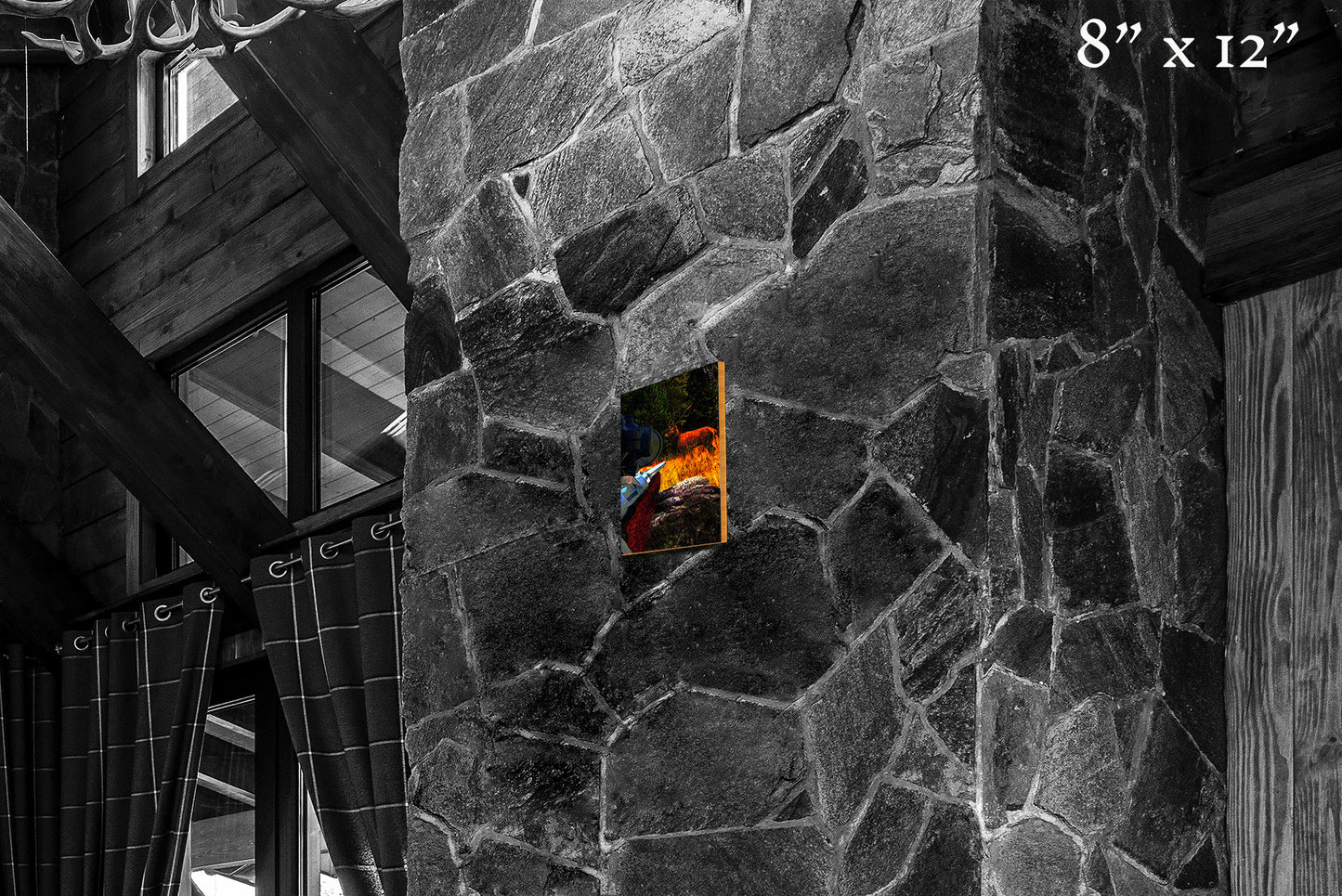 Warrior in the Garden - Wood Print