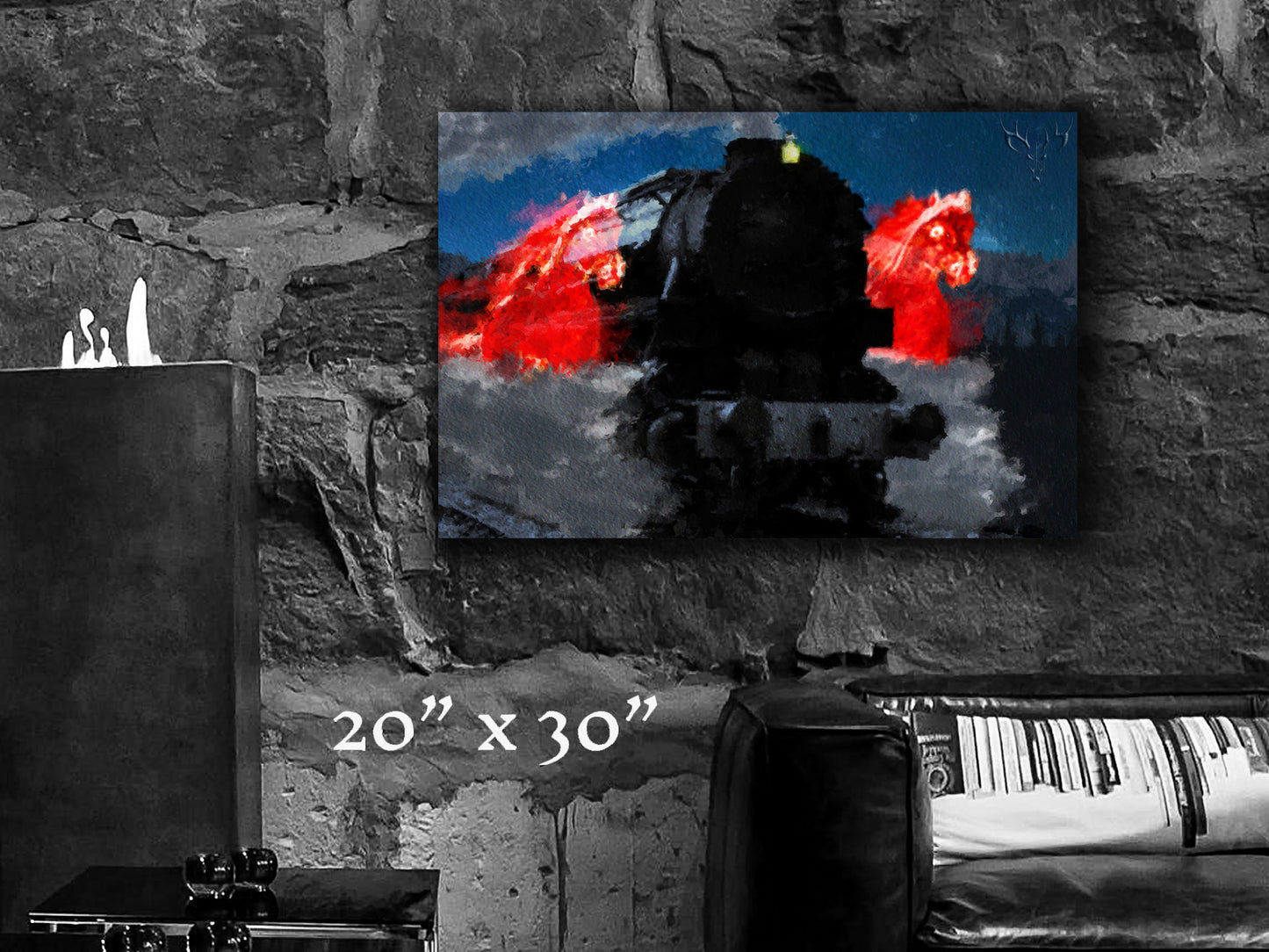 Ride of the Iron Horses - Canvas Print