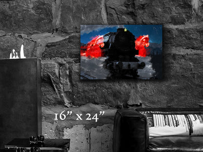 Ride of the Iron Horses - Canvas Print