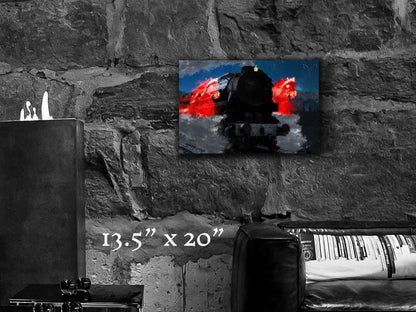 Ride of the Iron Horses - Canvas Print