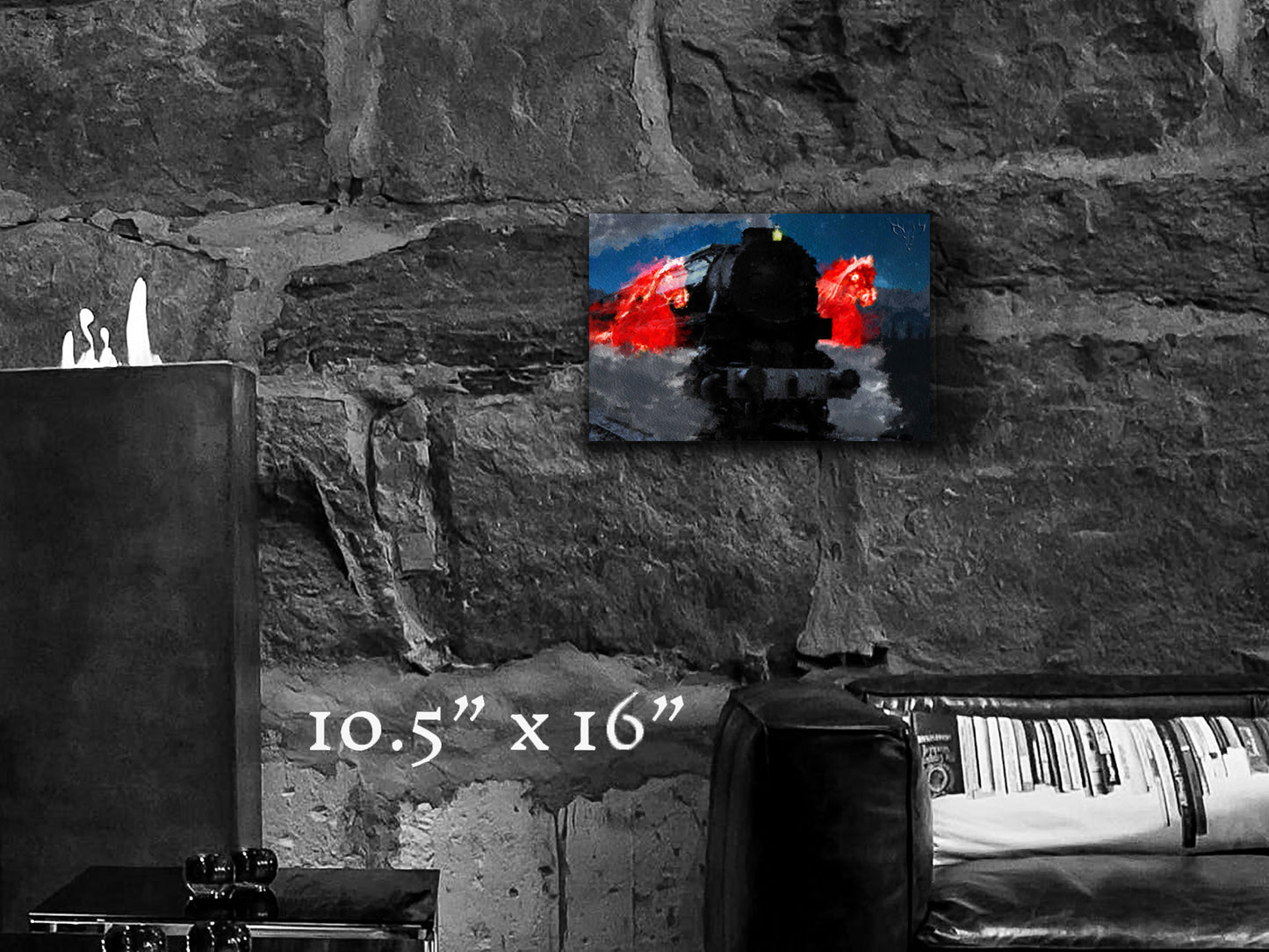 Ride of the Iron Horses - Canvas Print