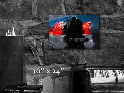 Ride of the Iron Horses - Metal Print