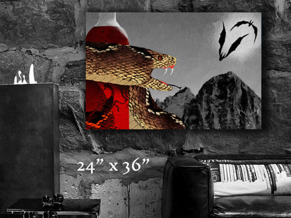 Drowning in the Sun - Canvas Print