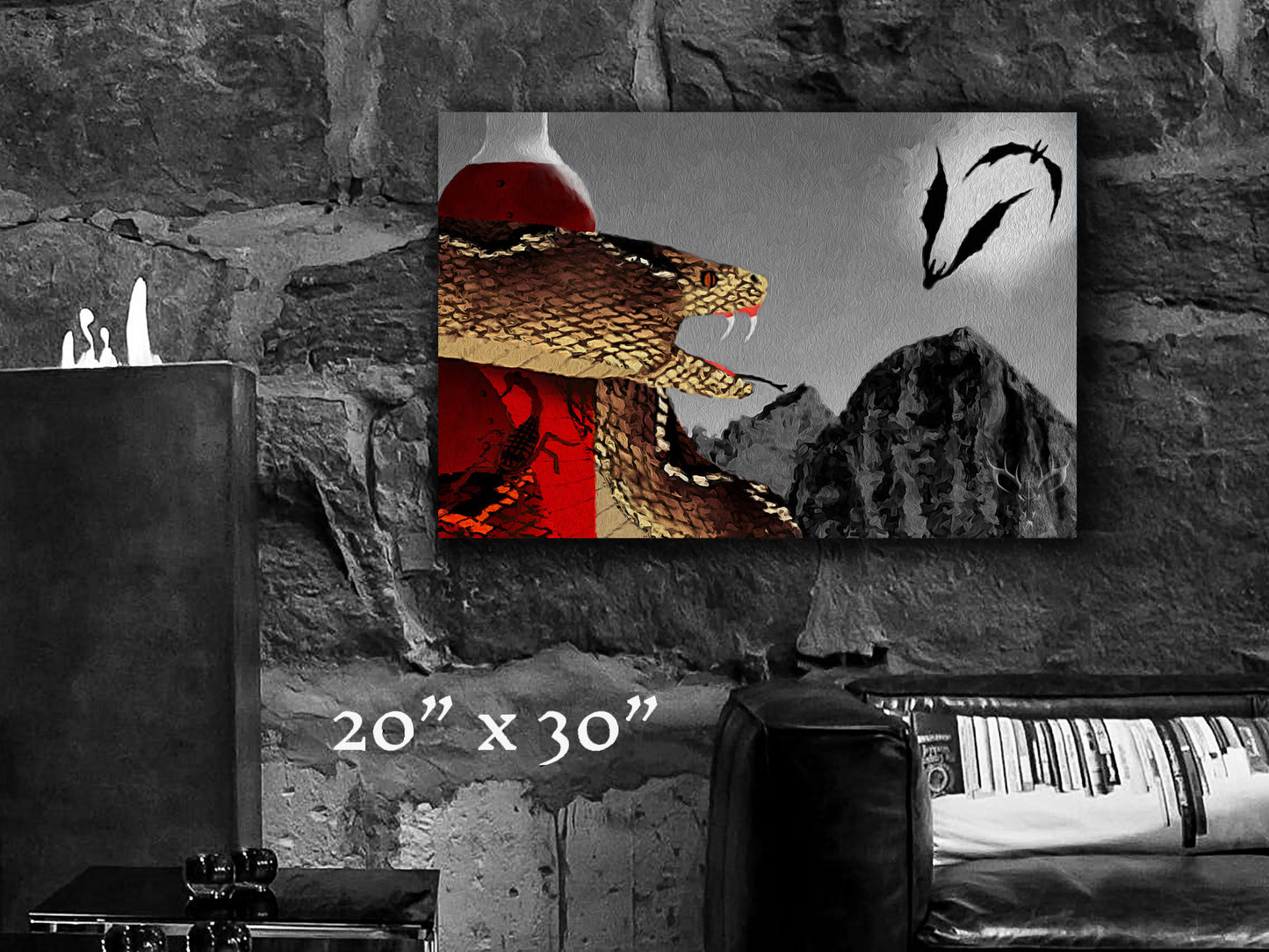 Drowning in the Sun - Canvas Print