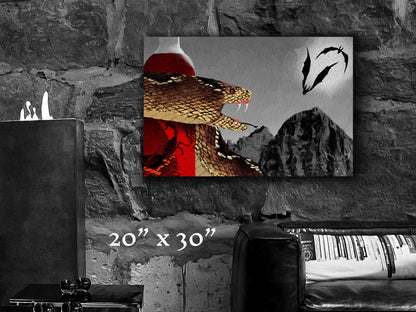 Drowning in the Sun - Canvas Print