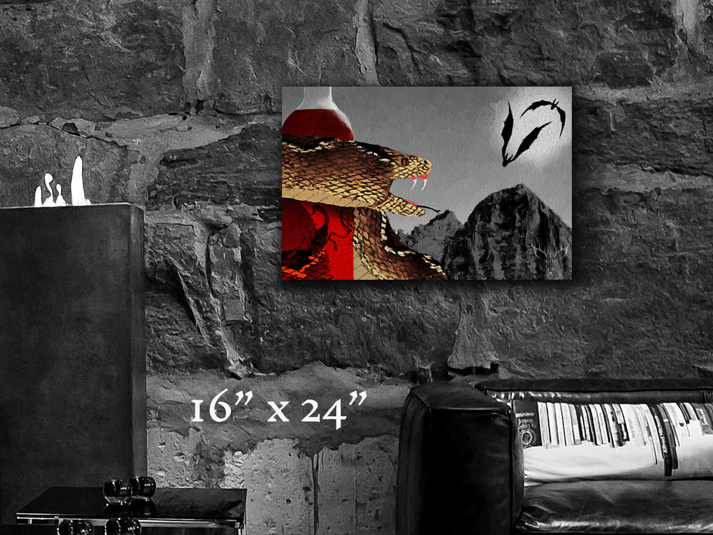 Drowning in the Sun - Canvas Print