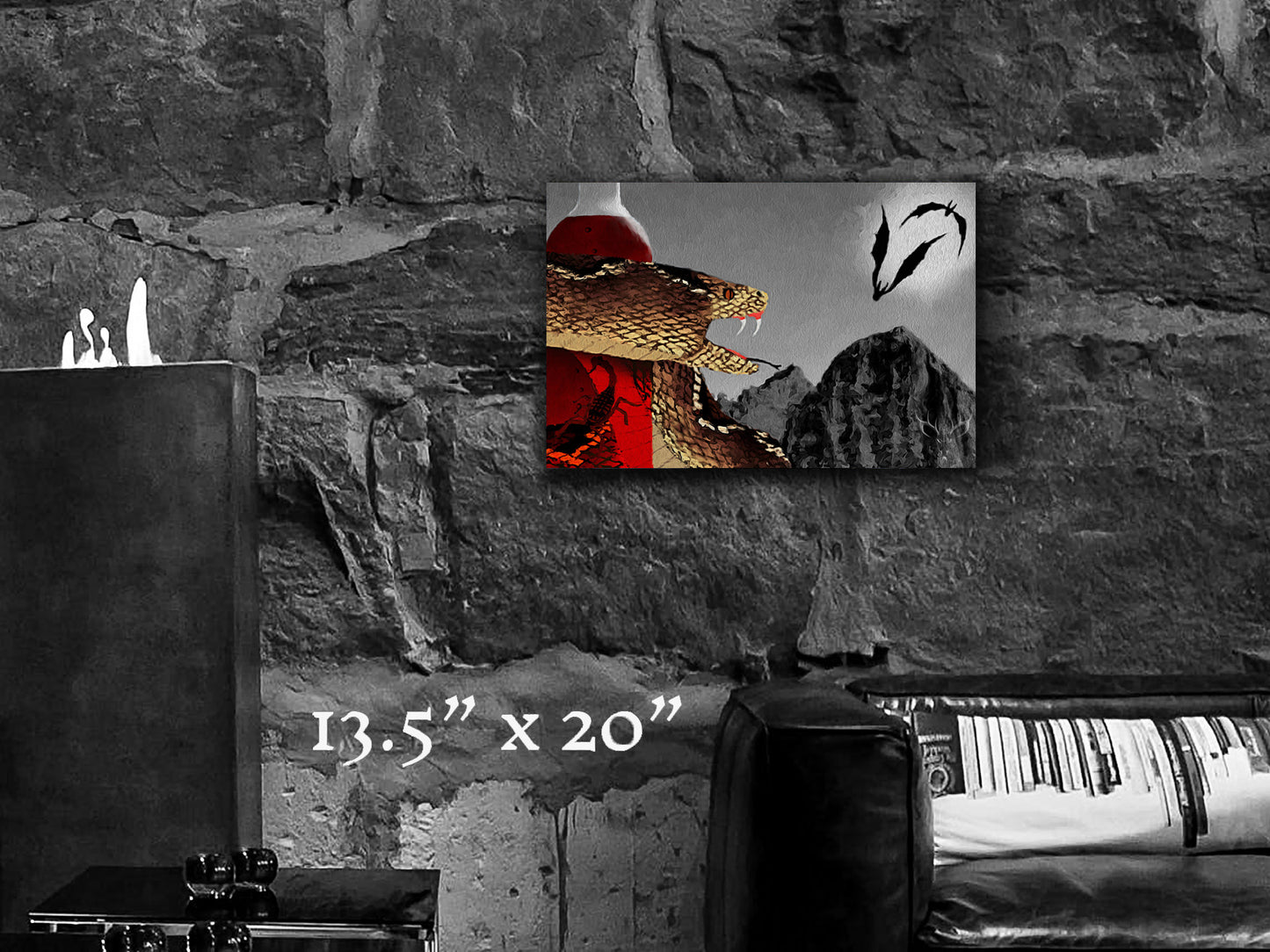 Drowning in the Sun - Canvas Print