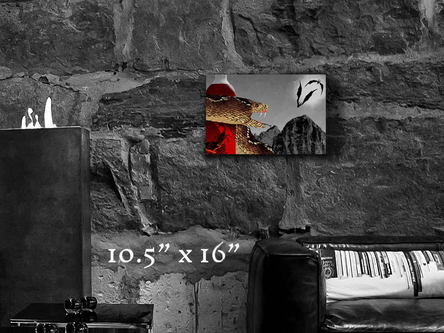 Drowning in the Sun - Canvas Print