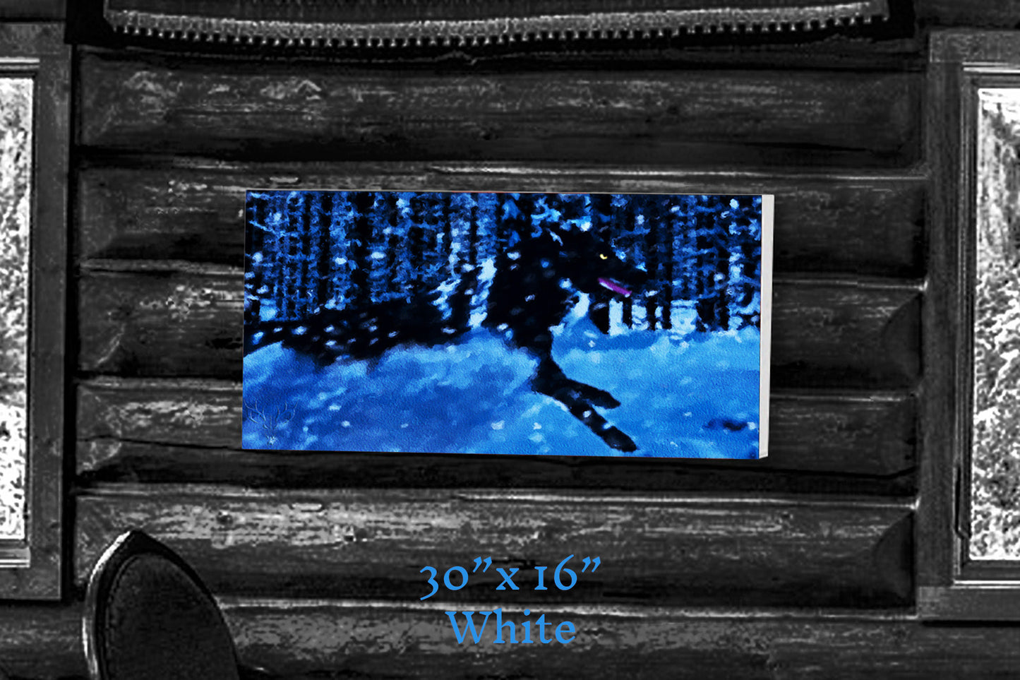 A Frozen Hunt - Canvas Print