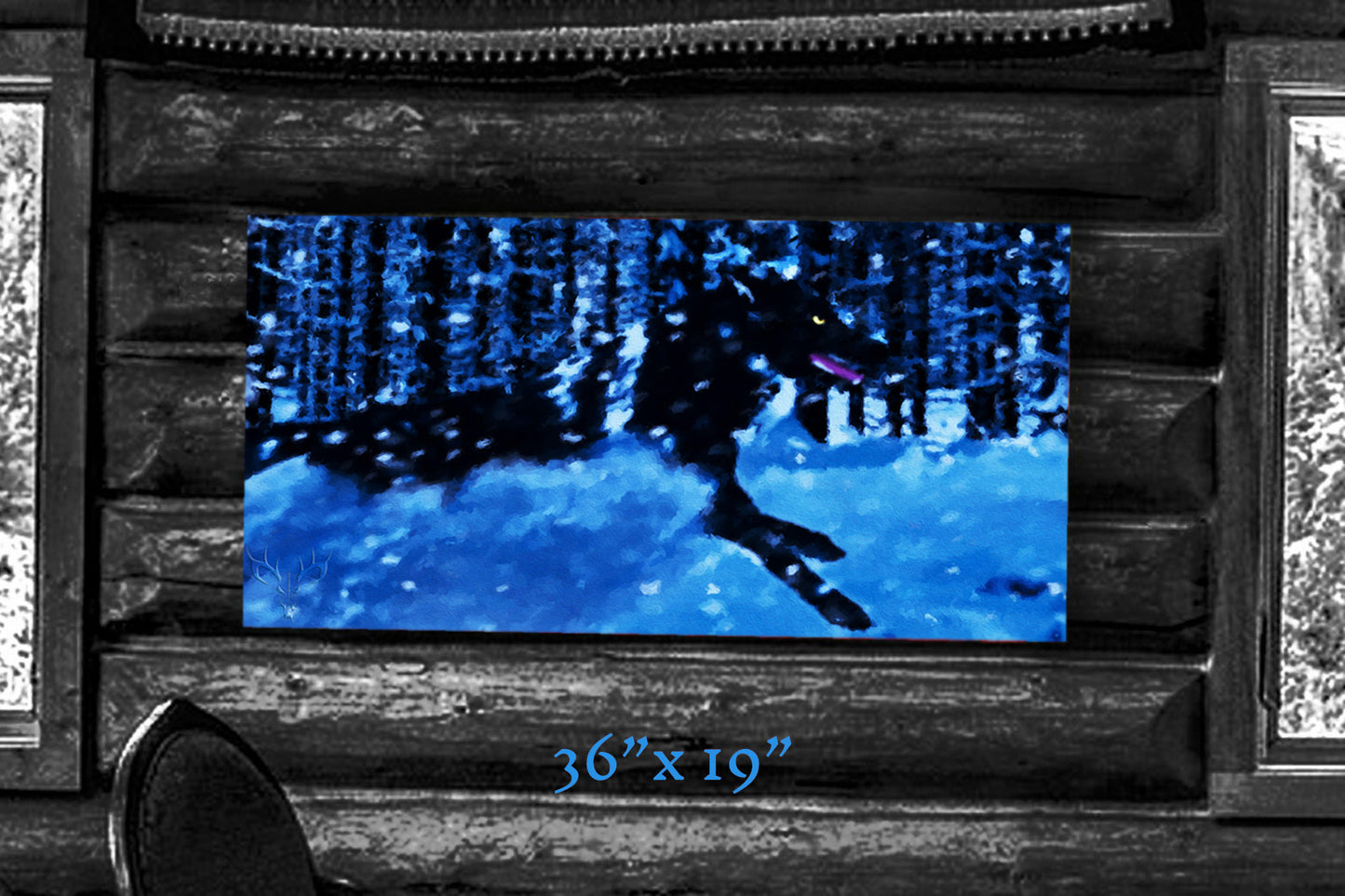 A Frozen Hunt - Metal Print